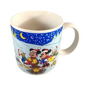 Vintage The Walt Disney Company Applause Winter Mug With Mickey & Friends 1988